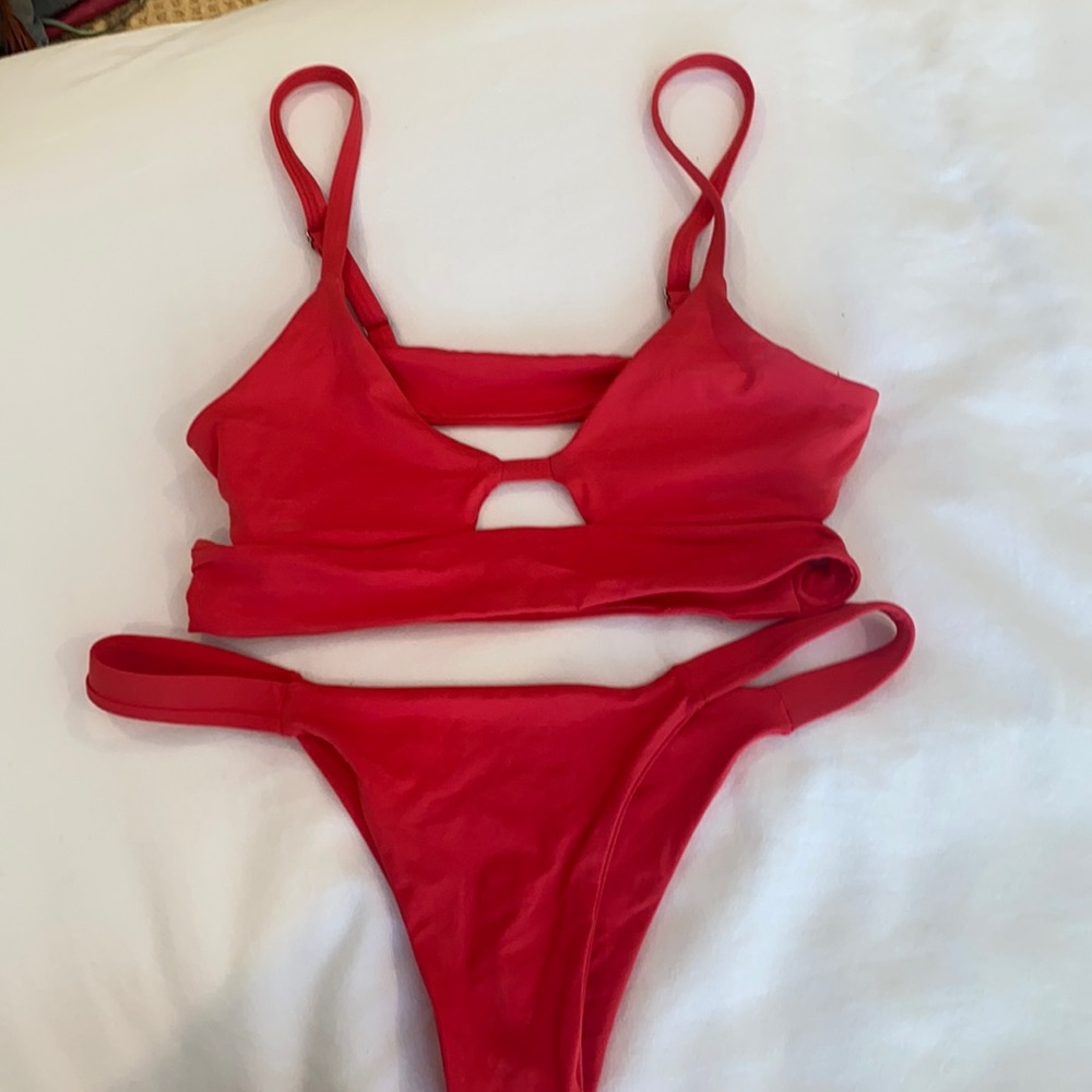 Tavik swimwear red bikini